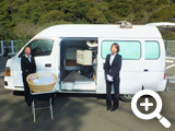 訪問火葬車 側面入り口